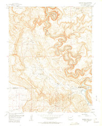 Anderson Mesa 1960 topographic map thumbnail