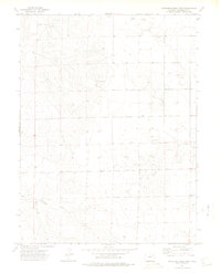 Antelope Creek East 1973 topographic map thumbnail