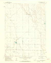 Antelope Reservoir 1960 topographic map thumbnail