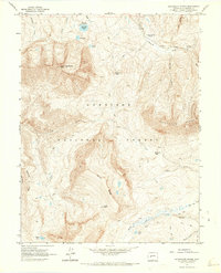Anthracite Range 1961 topographic map thumbnail