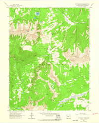 Anthracite Range 1961 topographic map thumbnail