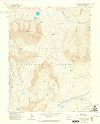 Anthracite Range 1961 topographic map thumbnail
