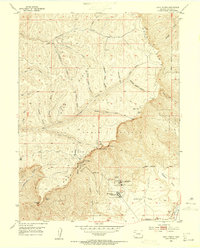 Anvil Points 1952 topographic map thumbnail