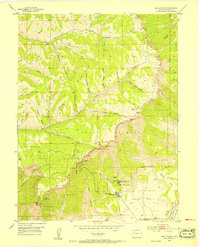 Anvil Points 1952 topographic map thumbnail