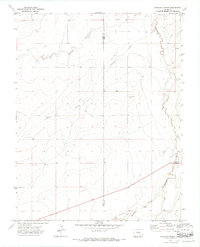 Apishapa Bridge 1970 topographic map thumbnail