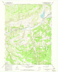 Big Beaver Reservoir 1966 topographic map thumbnail