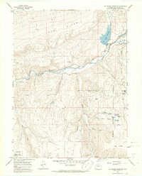 Big Beaver Reservoir 1966 topographic map thumbnail