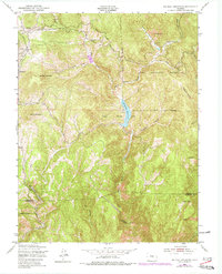 Big Bull Mountain 1951 topographic map thumbnail