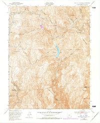 Big Bull Mountain 1951 topographic map thumbnail