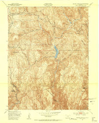 Big Bull Mountain 1951 topographic map thumbnail
