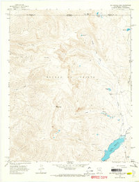 Big Costilla Peak 1963 topographic map thumbnail