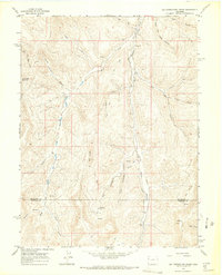 Big Foundation Creek 1964 topographic map thumbnail