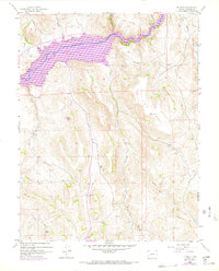 Big Mesa 1954 topographic map thumbnail
