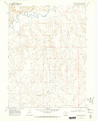 Bighole Butte 1969 topographic map thumbnail