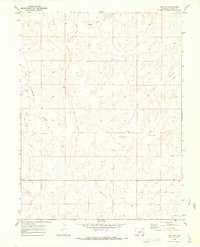 Bijou SW 1970 topographic map thumbnail