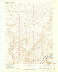 Bitter Creek Well 1970 topographic map thumbnail