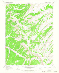 Black Cabin Gulch 1964 topographic map thumbnail