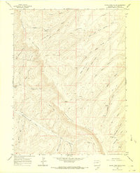 Black Cabin Gulch 1964 topographic map thumbnail
