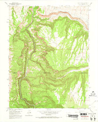 Black Ridge 1955 topographic map thumbnail