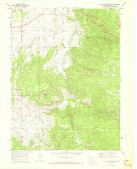 Blacktail Mountain 1969 topographic map thumbnail