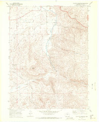 Blacktail Mountain 1969 topographic map thumbnail