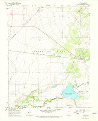 Blanca 1965 topographic map thumbnail