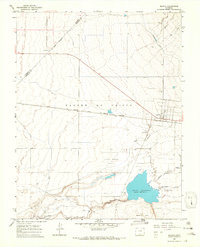 Blanca 1965 topographic map thumbnail