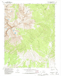 Blanca Peak 1967 topographic map thumbnail