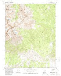 Blanca Peak 1967 topographic map thumbnail