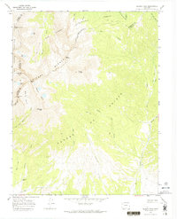 Blanca Peak 1967 topographic map thumbnail