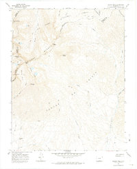 Blanca Peak 1967 topographic map thumbnail