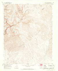 Blanca Peak 1967 topographic map thumbnail