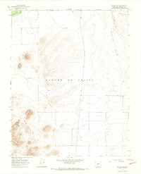 Blanca SE 1965 topographic map thumbnail