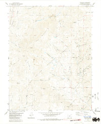Bonanza 1980 topographic map thumbnail