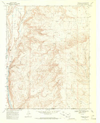 Bondad Hill 1968 topographic map thumbnail