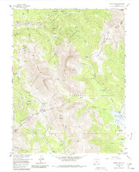 Boreas Pass 1957 topographic map thumbnail