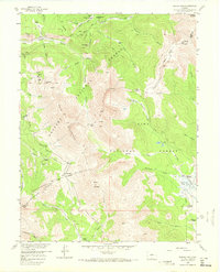 Boreas Pass 1957 topographic map thumbnail