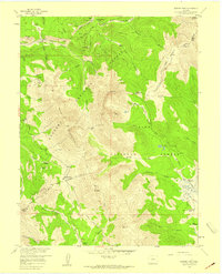 Boreas Pass 1957 topographic map thumbnail