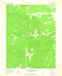 Bottle Pass 1957 topographic map thumbnail