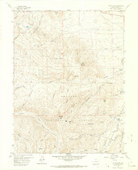 Bottle Pass 1957 topographic map thumbnail