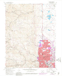 Boulder 1966 topographic map thumbnail