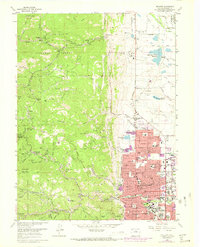 Boulder 1966 topographic map thumbnail