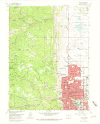 Boulder 1966 topographic map thumbnail