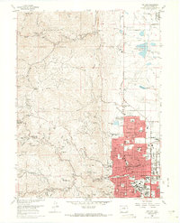 Boulder 1966 topographic map thumbnail