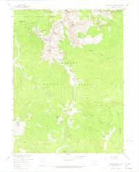 Bowen Mountain 1957 topographic map thumbnail