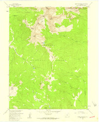 Bowen Mountain 1957 topographic map preview