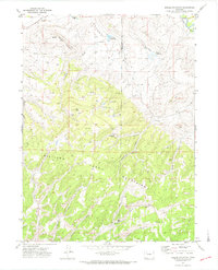 Breeze Mountain 1971 topographic map thumbnail