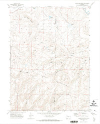 Breeze Mountain 1971 topographic map thumbnail