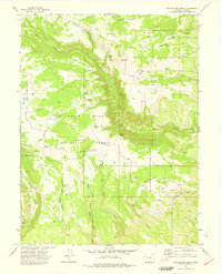 Broken Rib Creek 1974 topographic map thumbnail