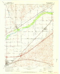 Brush East 1951 topographic map thumbnail